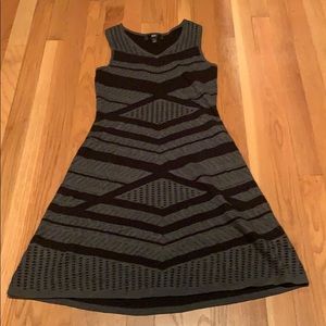 Mossimo gray and black sweater dress